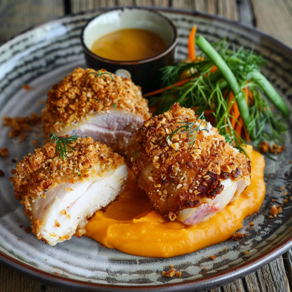 Poulet aux amandes croquant