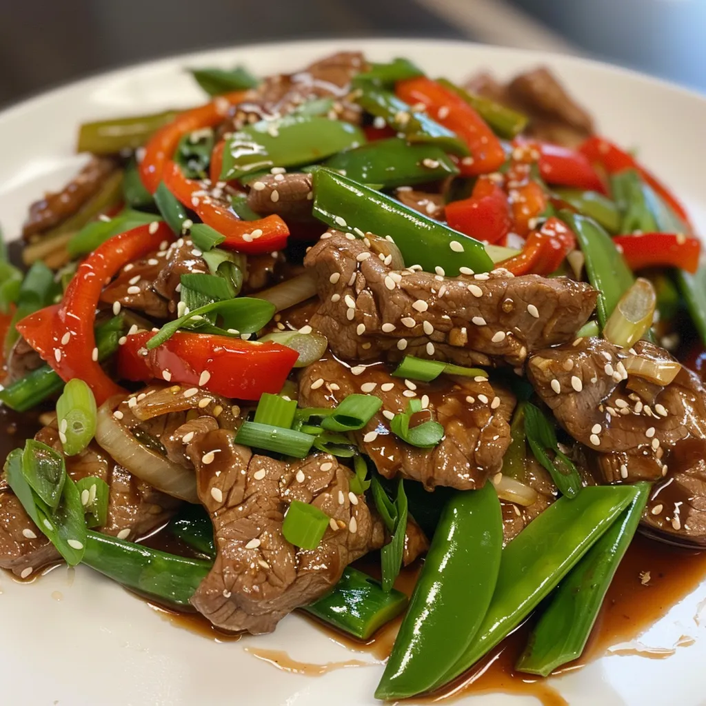 Dégustez un bœuf sauté aux légumes et sésame
