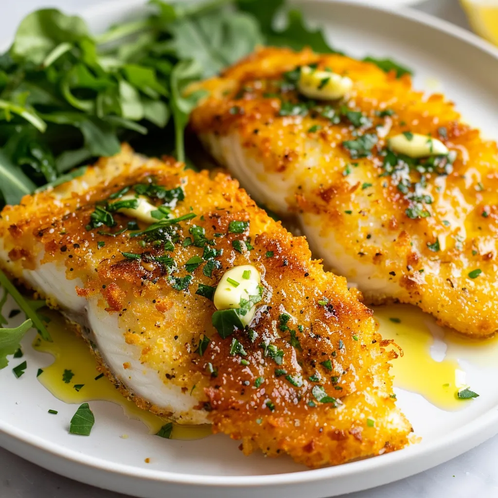 Filets de poisson croquants