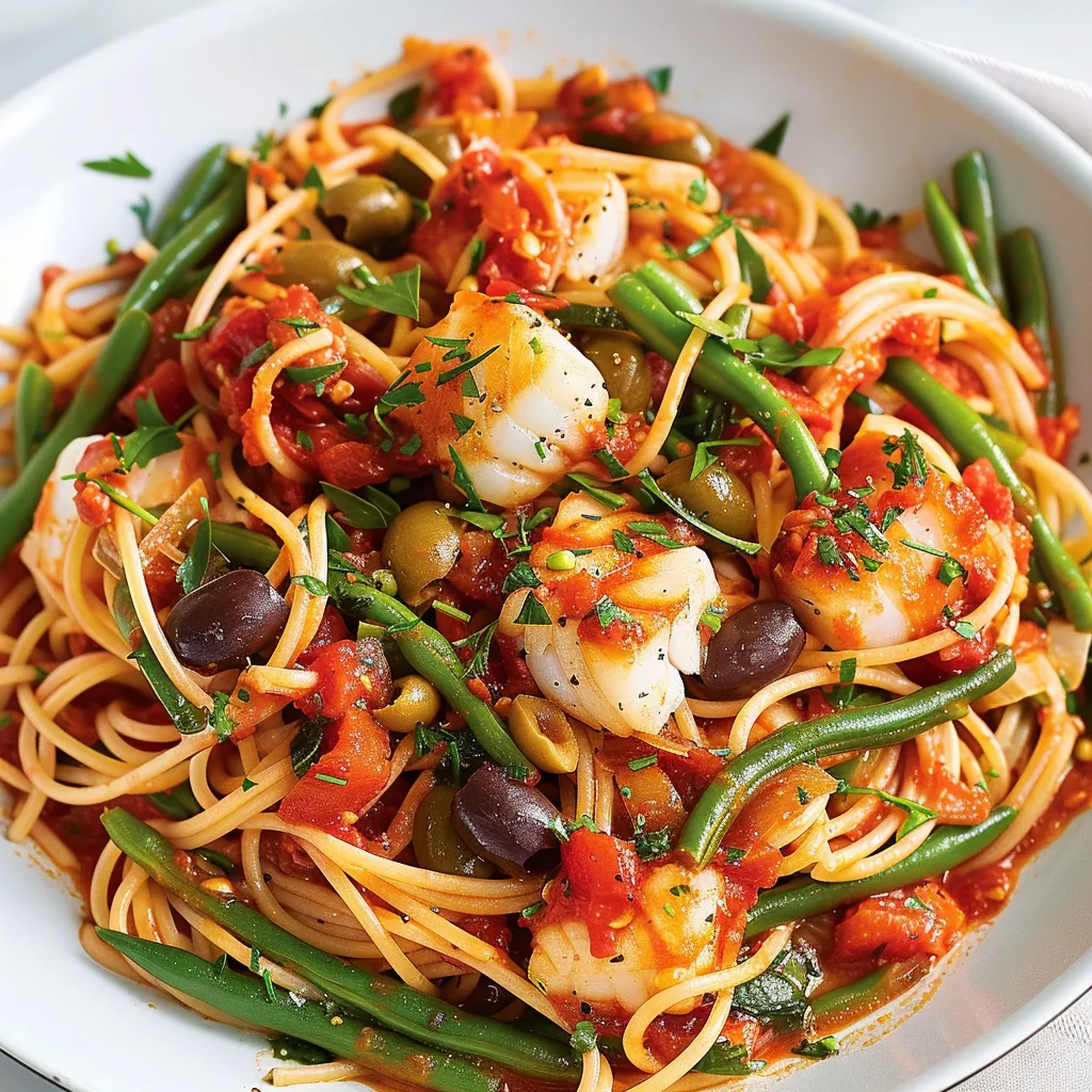 Morue et haricots verts