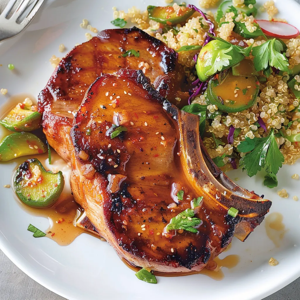 Porc à l’érable et soja dans une poêle