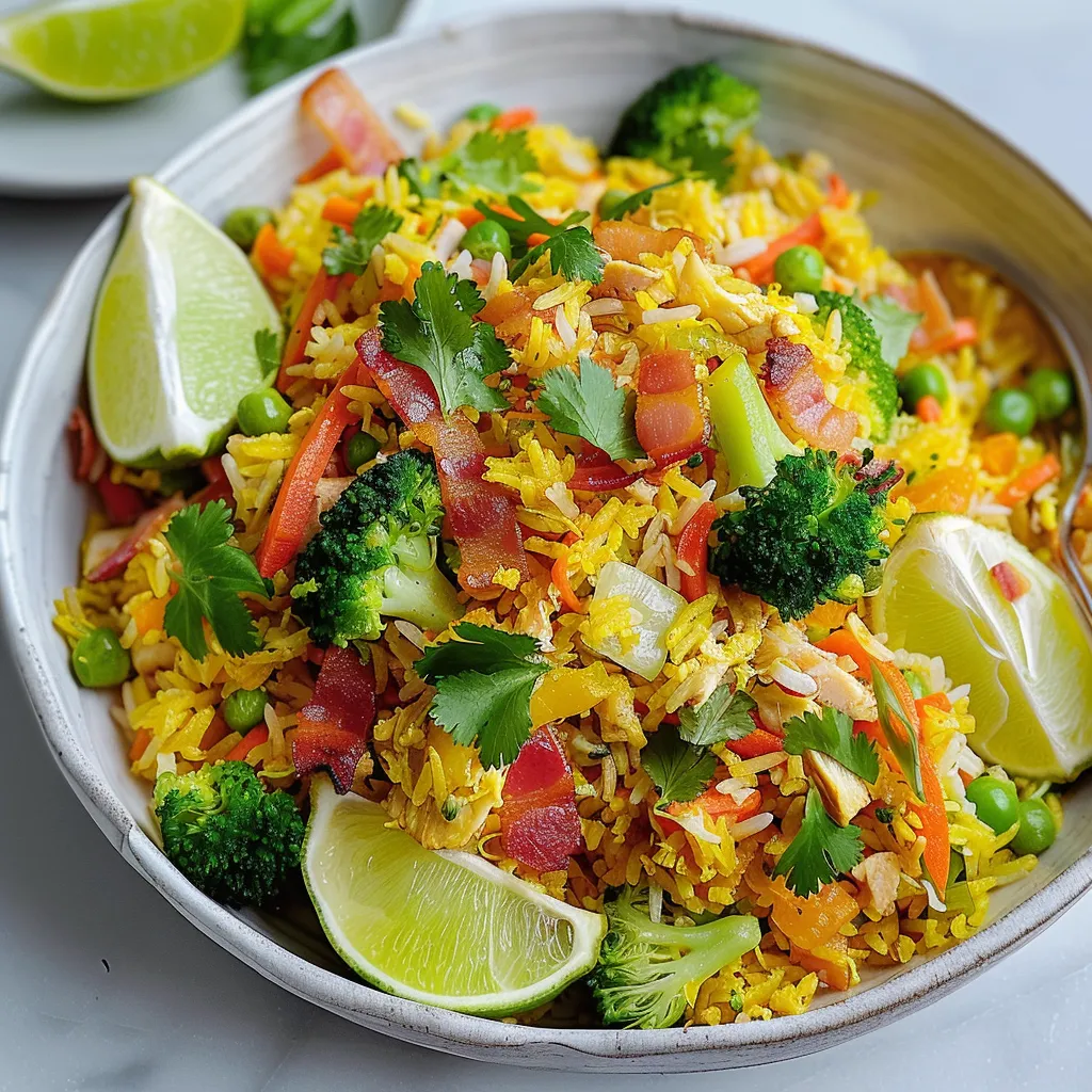 Un riz frit touski savoureux facile à préparer