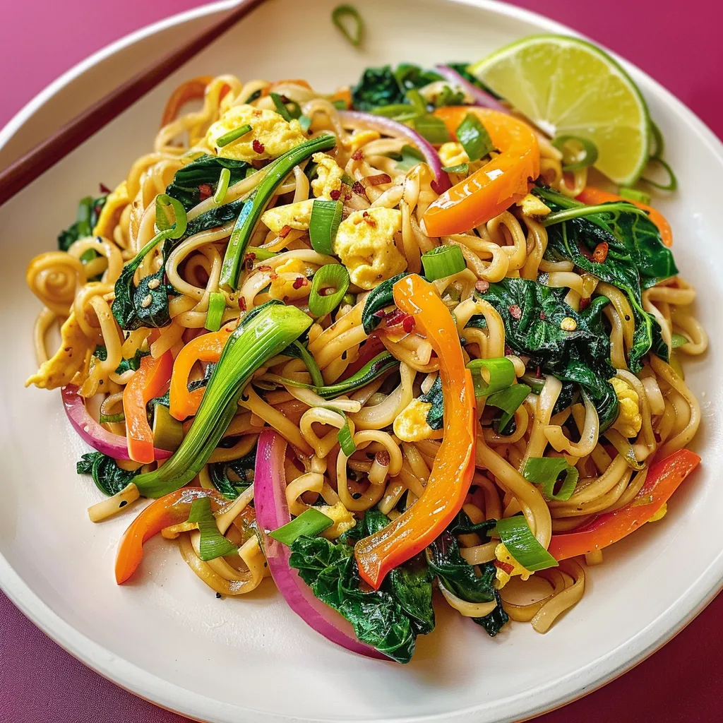 Légumes & nouilles sautées