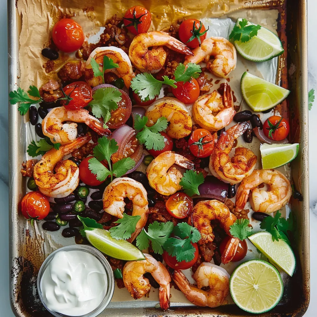 Four chorizo et crevettes