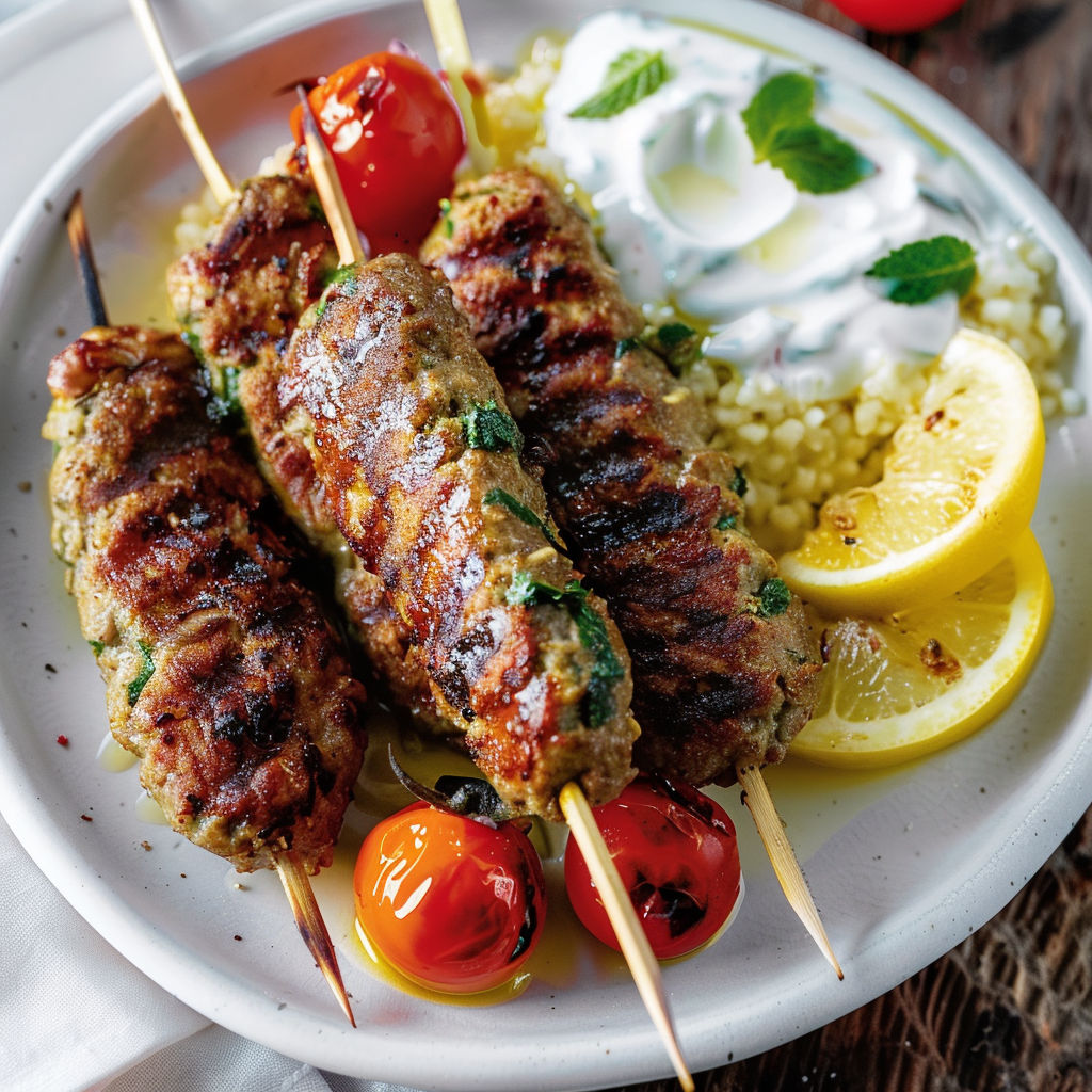 Keftas fondantes à l’agneau et brocoli croquant