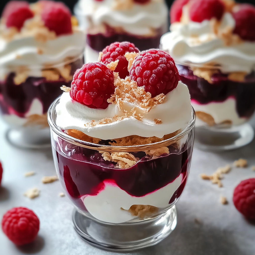Un dessert en verrine avec des fraises et du sucre.