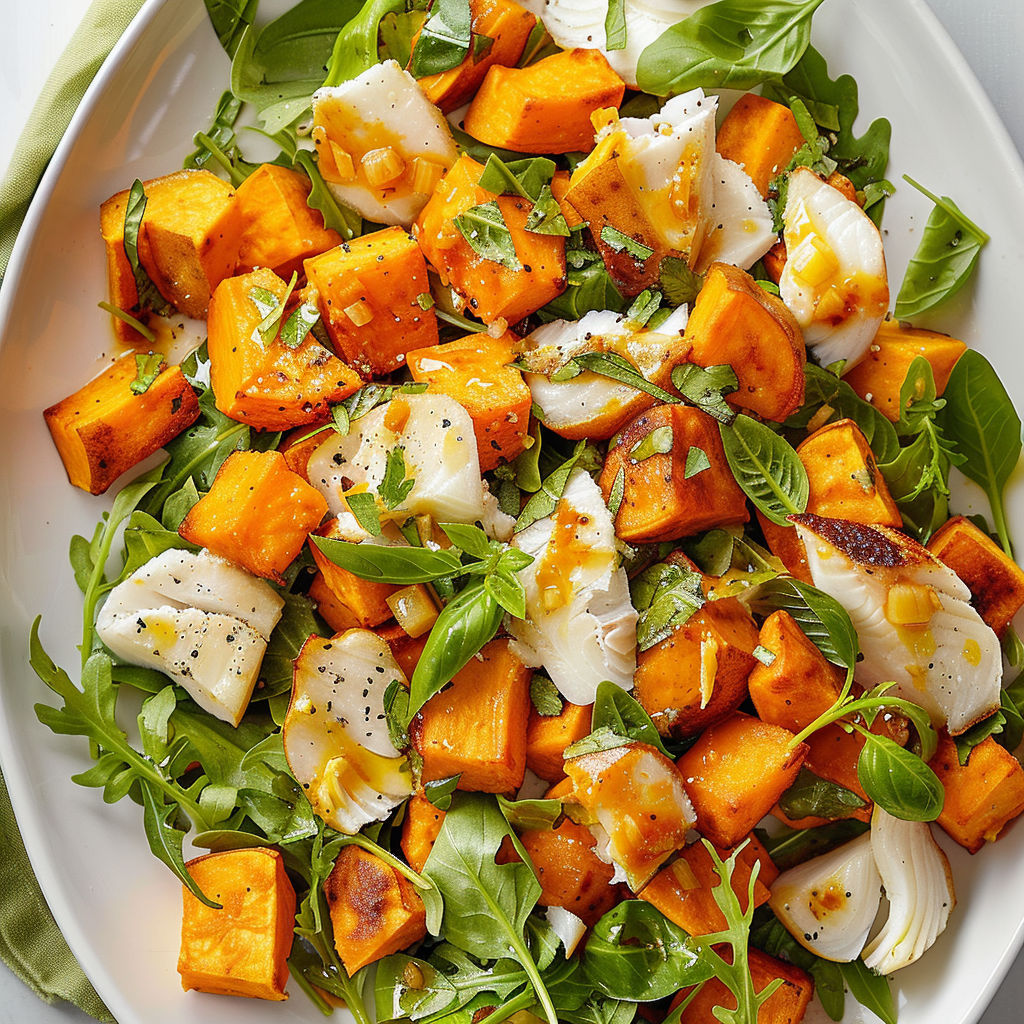 Salade pleine de carottes, laitue, légumes verts et tomates.