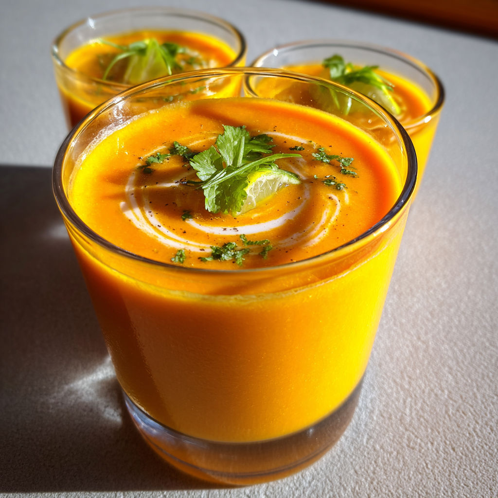 Bol ultra frais carotte, lait de coco et citron vert.