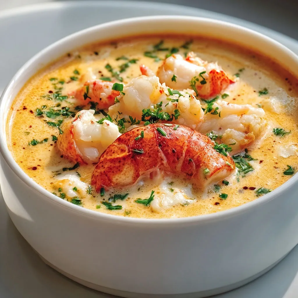 Un pot de bouillon de langoustine avec des légumes verts et des épices.