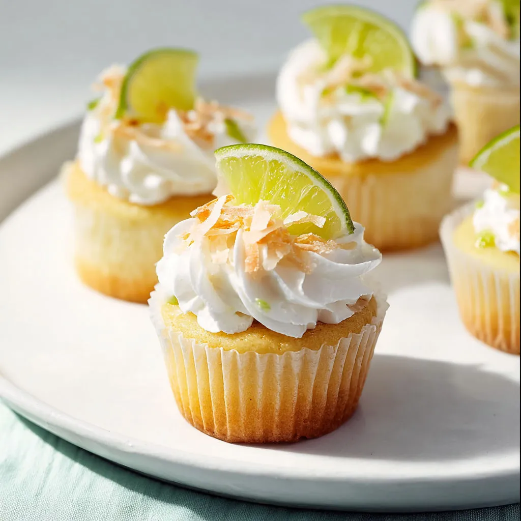 Petits gâteaux ultra frais et citronnés servis sur un plateau chic.