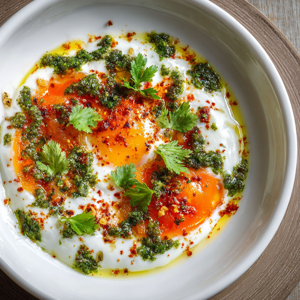 Une assiette colorée avec poulet, légumes verts et oeufs frais.
