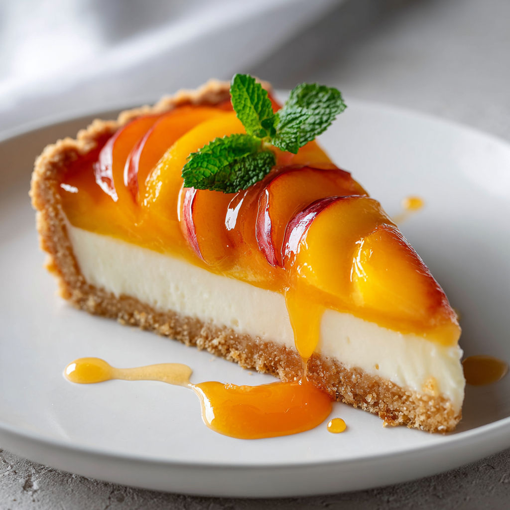 Tarte aux fruits posée sur un plat.