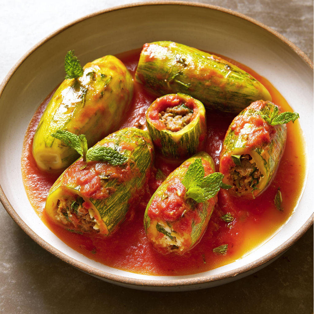 Courgettes farcies kousa mahshi