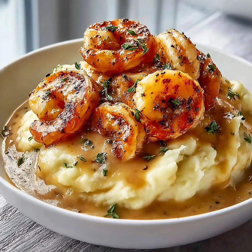 Crevettes et riz nappées d'une sauce douce au miel.