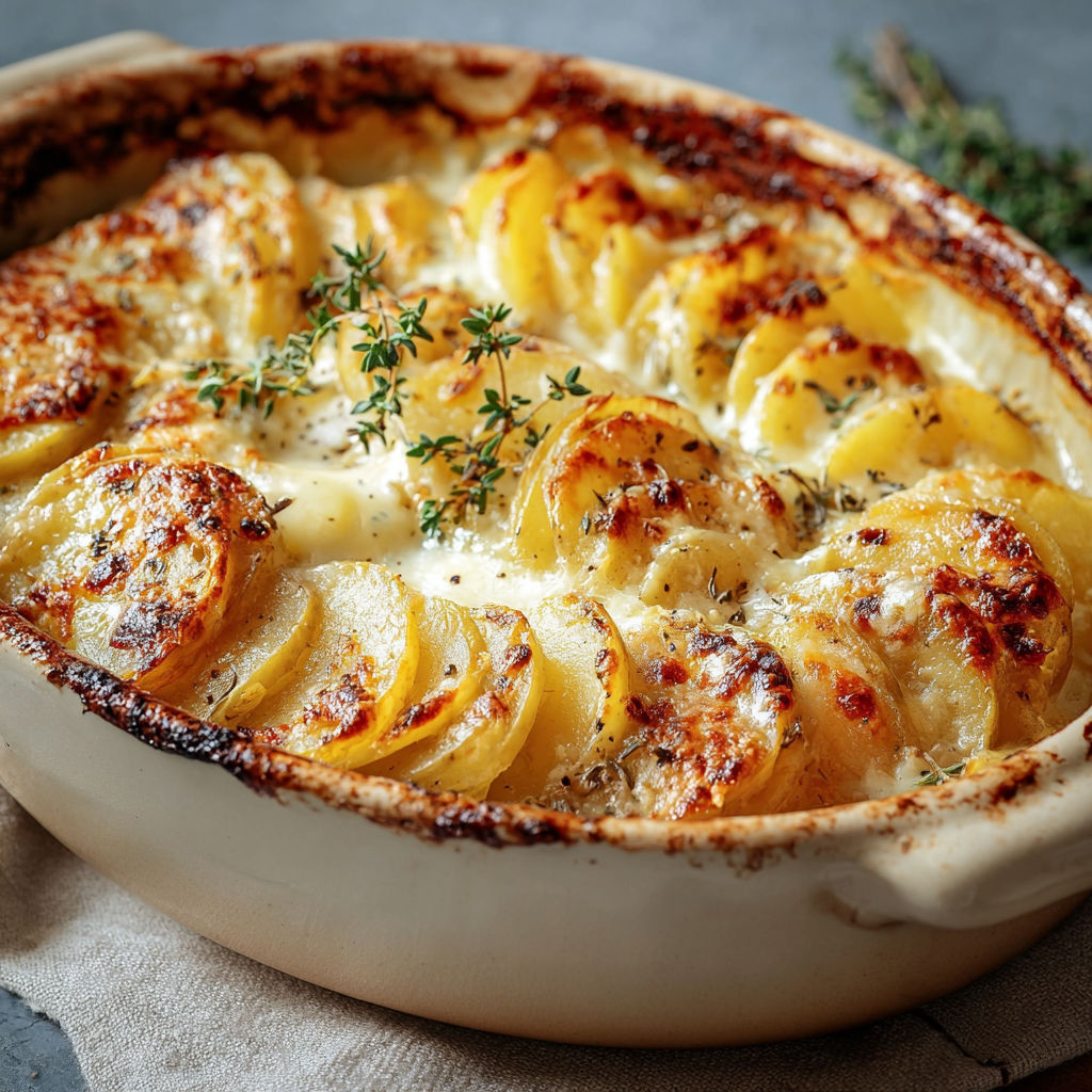 Une tourte pommes épinards toute simple dans un bol en céramique.