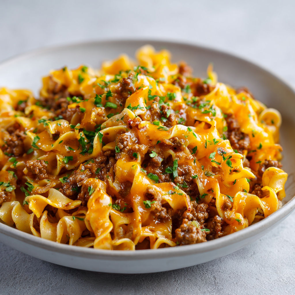 Spaghettis à la sauce tomate et petits légumes, sur plateau en marbre.