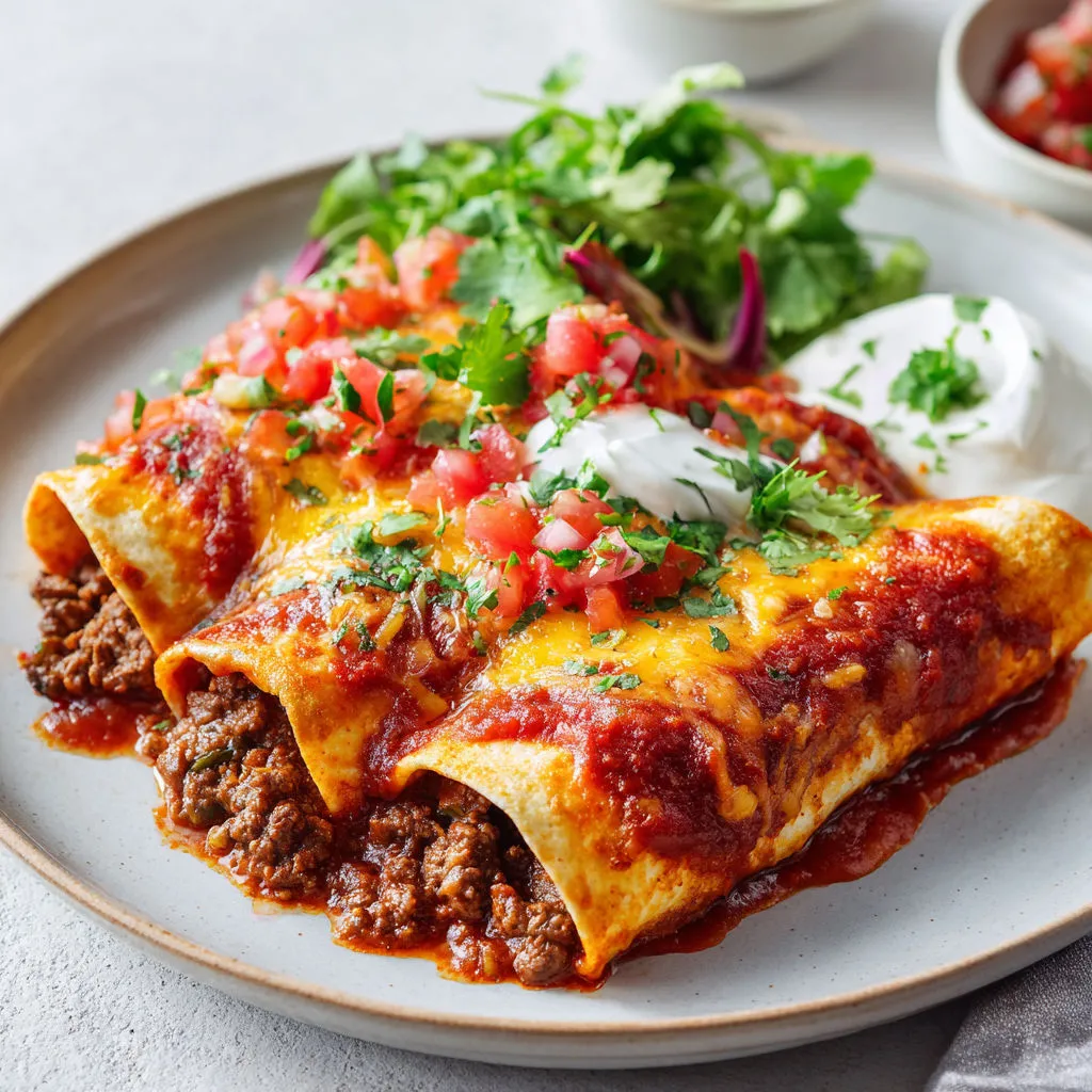 Un bol de chili con carne avec des légumes et du fromage.