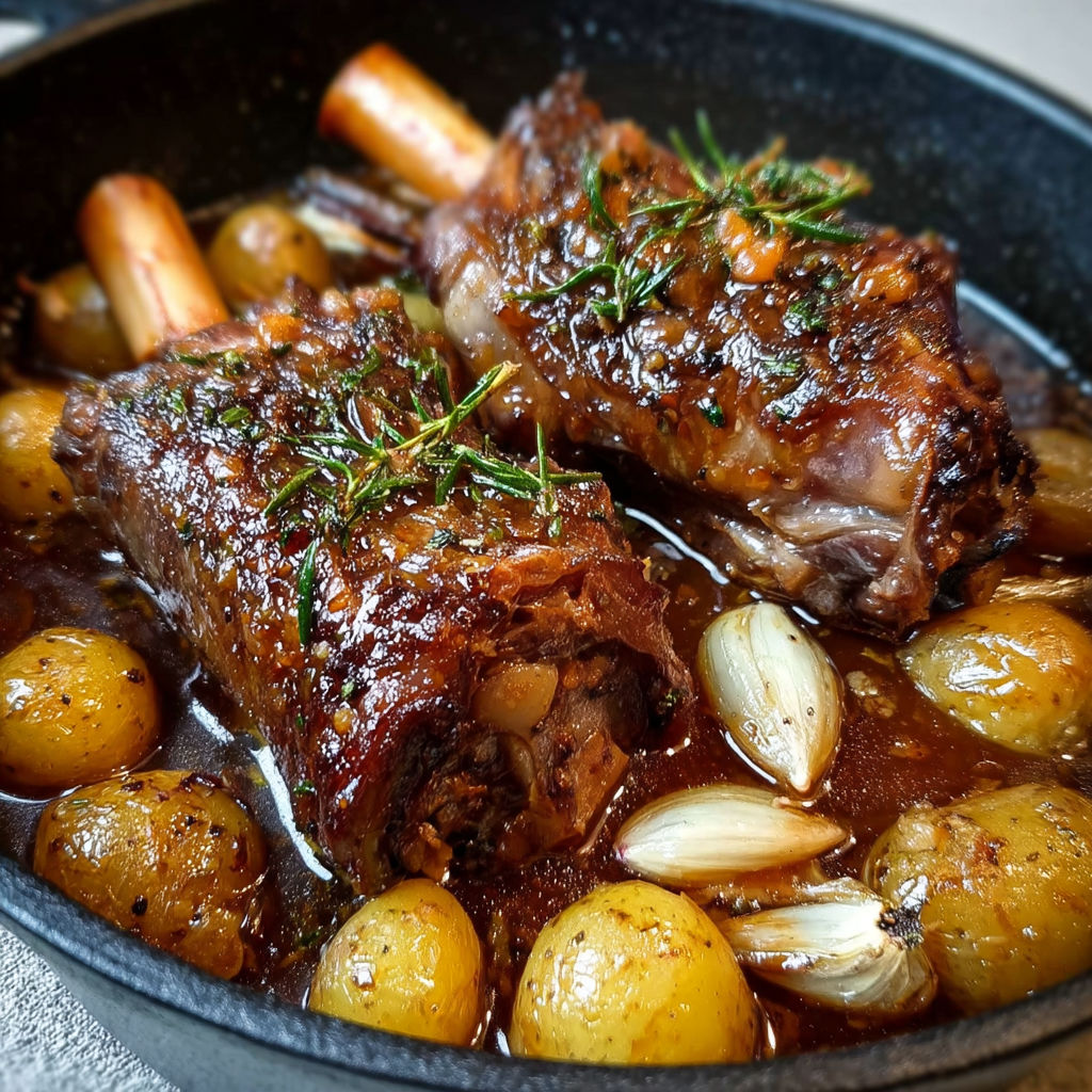 Agneau et légumes poêlés en cocotte