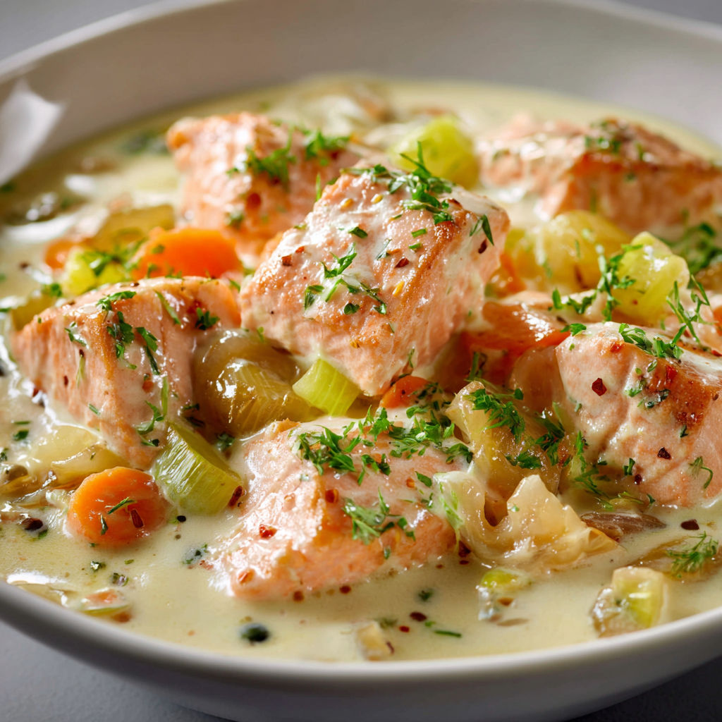 Un plat de saumon simple et rapide.