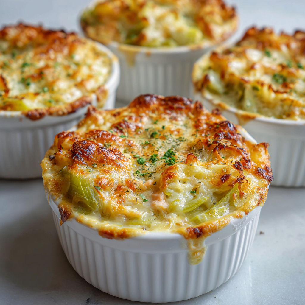 Un grand plat de tarte brocoli-fromage servi dans un bol transparent.