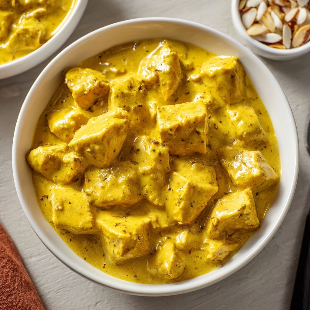 Poulet au curry fondant
