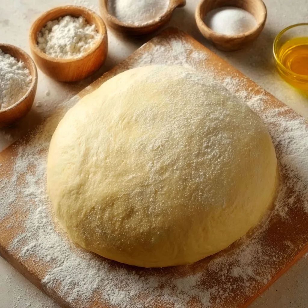 Une pâte magique pour beignets, pizzas, pain, buns et fonds de tarte.