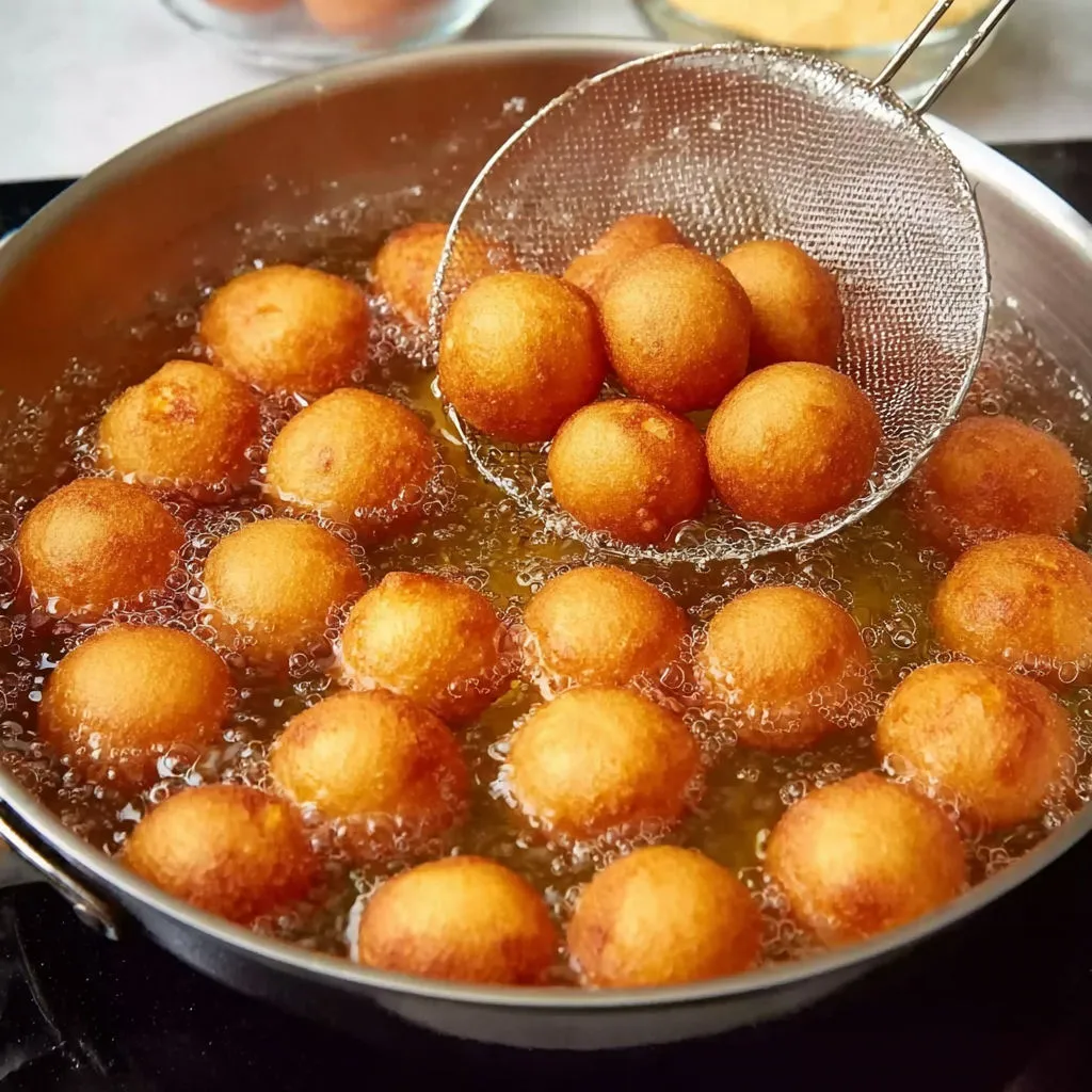 Boules dorées et moelleuses à grignoter : irrésistibles beignets soufflés.