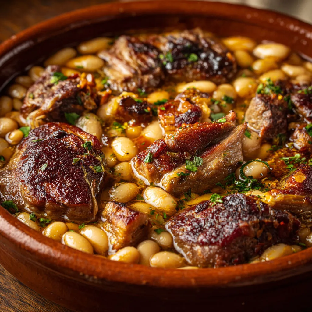 Délice du Sud-Ouest : cassoulet authentique et viandes tendres.