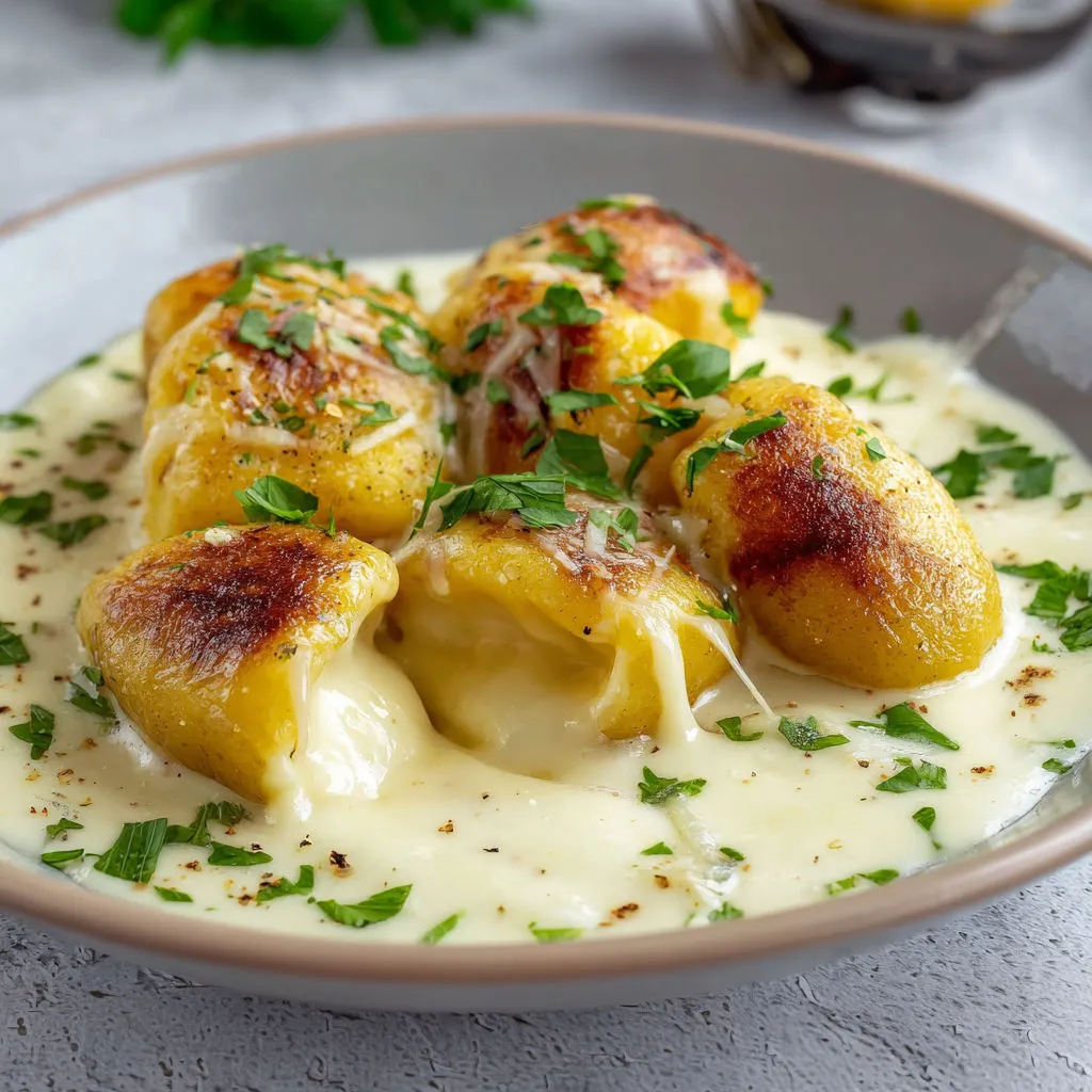 Gnocchis Fondants au Fromage et Crème Douce