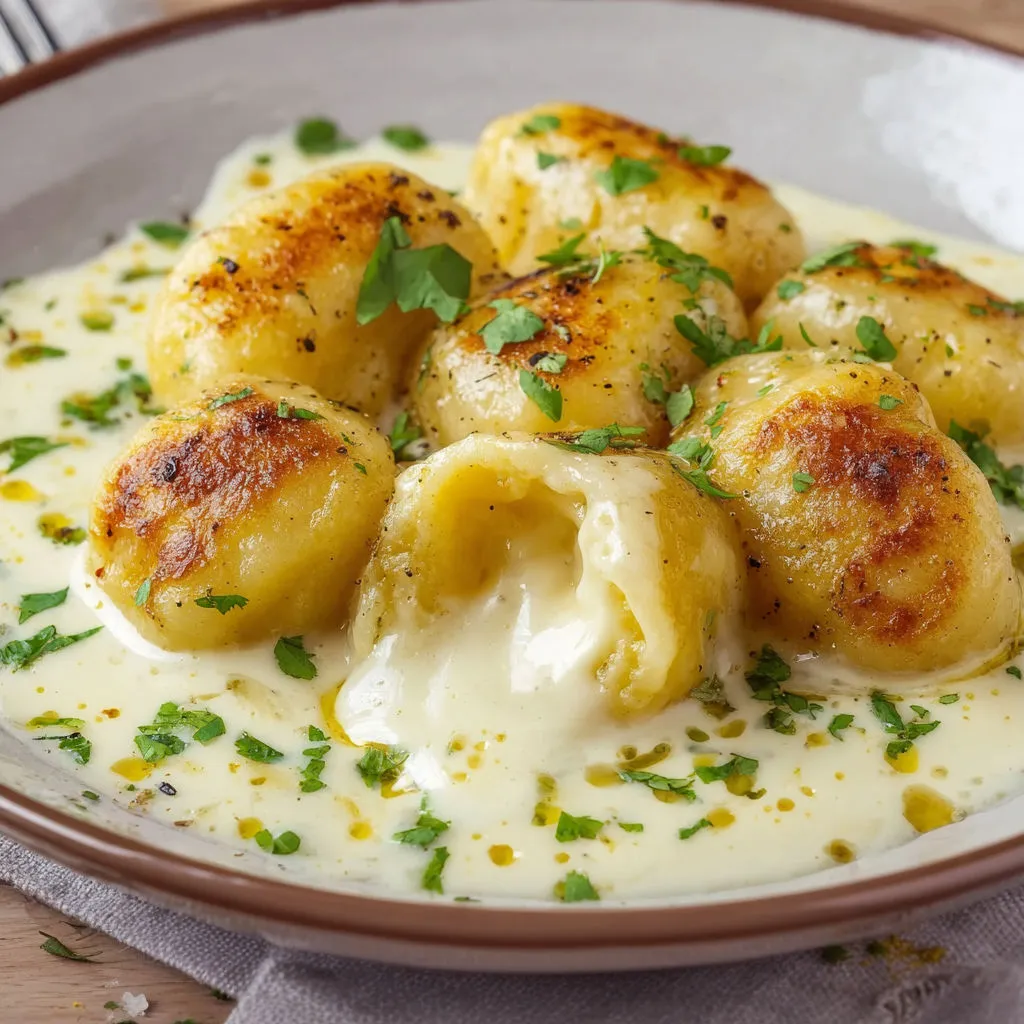 Gnocchis Dorés Fromage et Crème Onctueuse