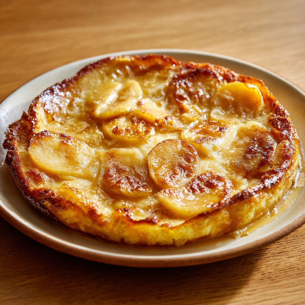 Moelleux aux pommes : délice poêlé rapide.