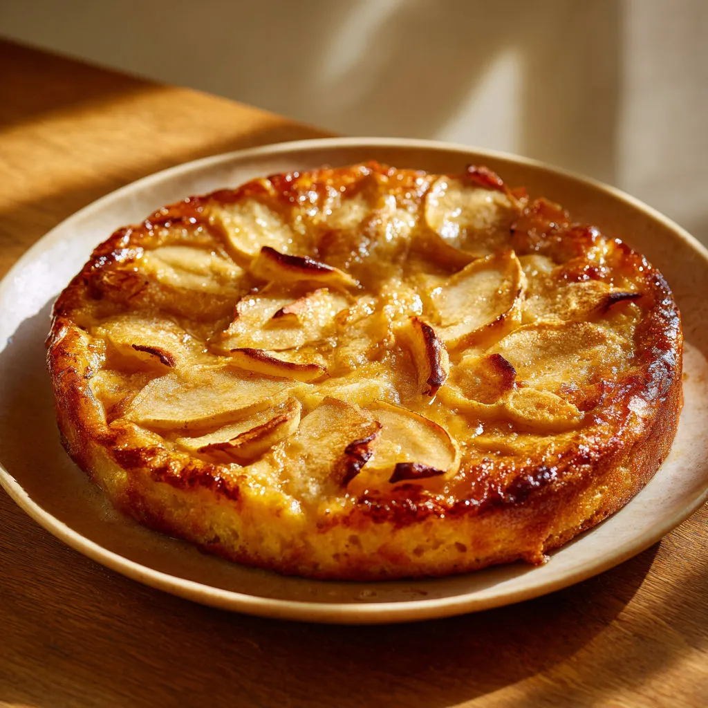 Gâteau Pommes à la Poêle : ultra moelleux et fondant.