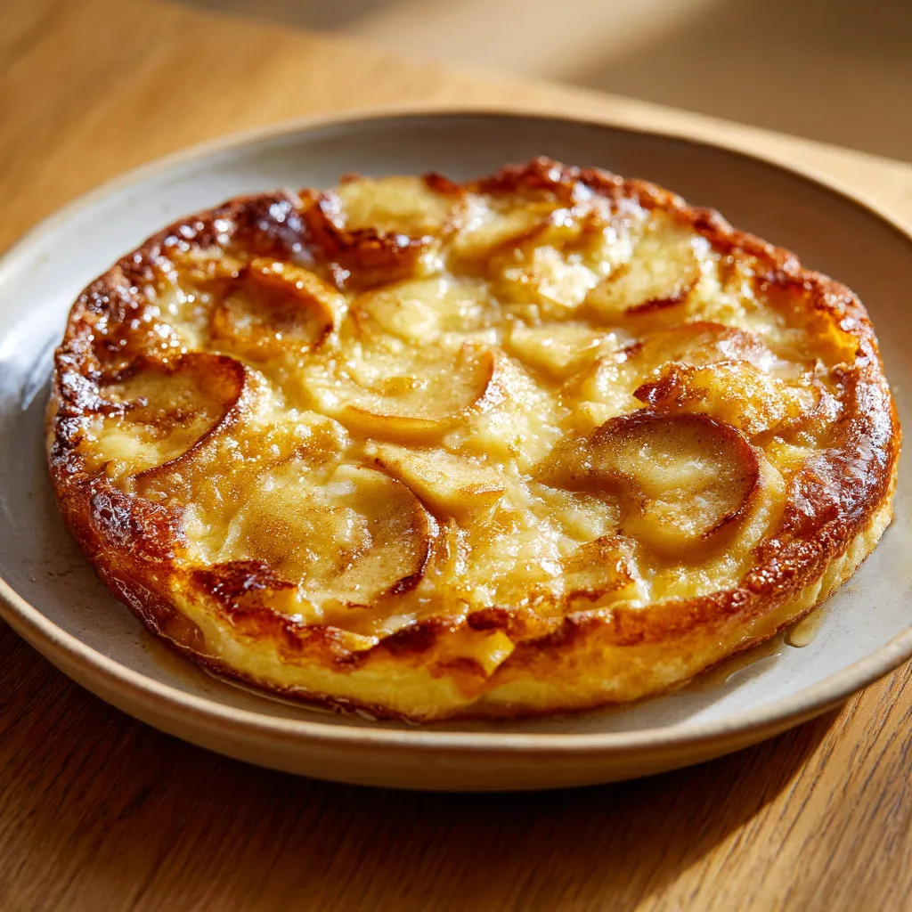 Crépiau gourmand aux Pommes Caramélisées.