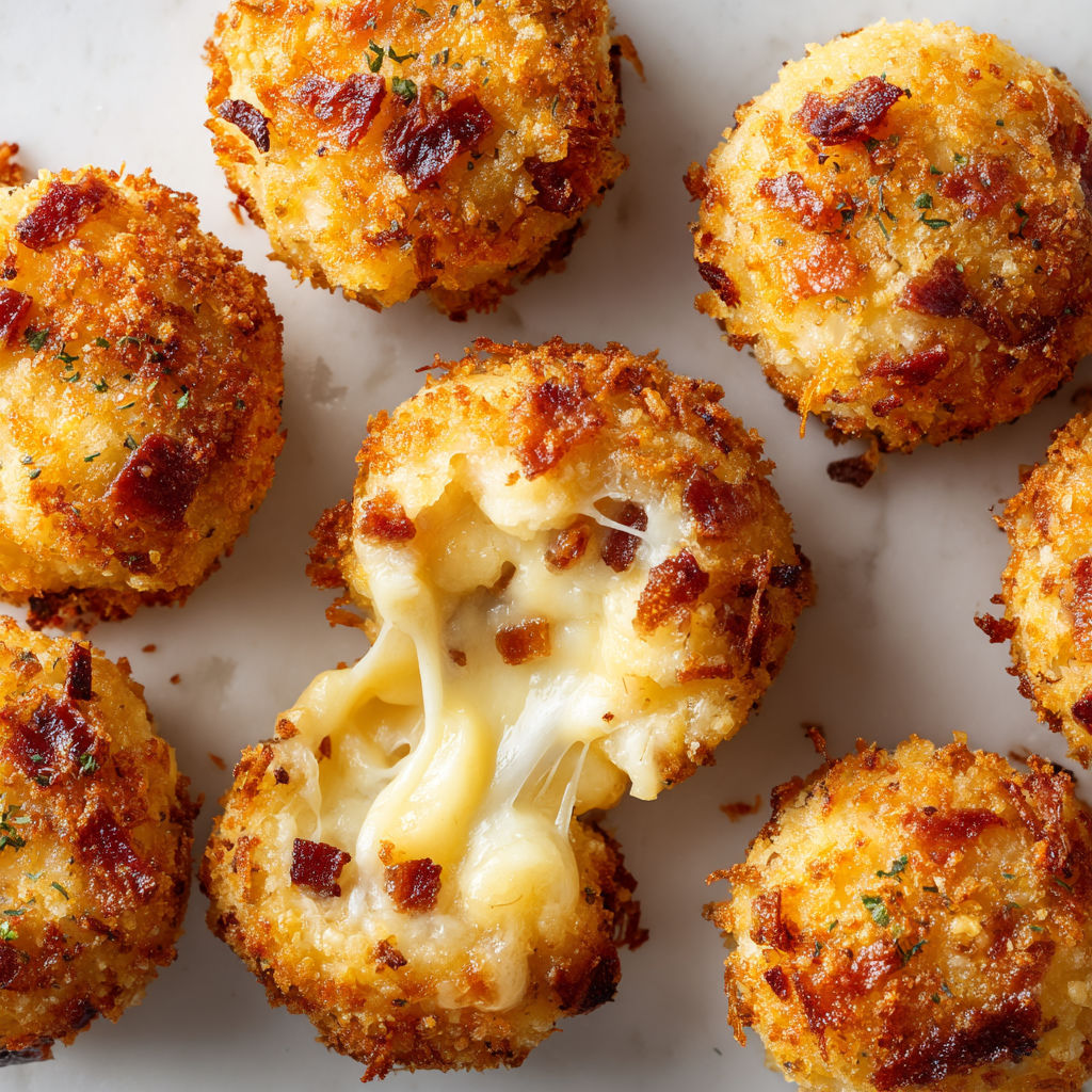 Planche avec bouchées fondantes au comté et lardons.