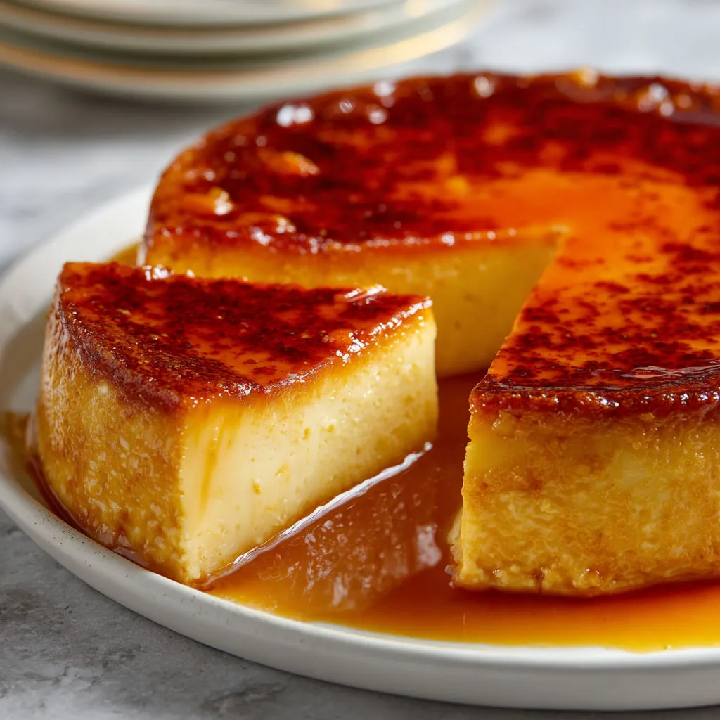 Flan Vanille Sans Pâte, Ultra Crémeux et Simple.