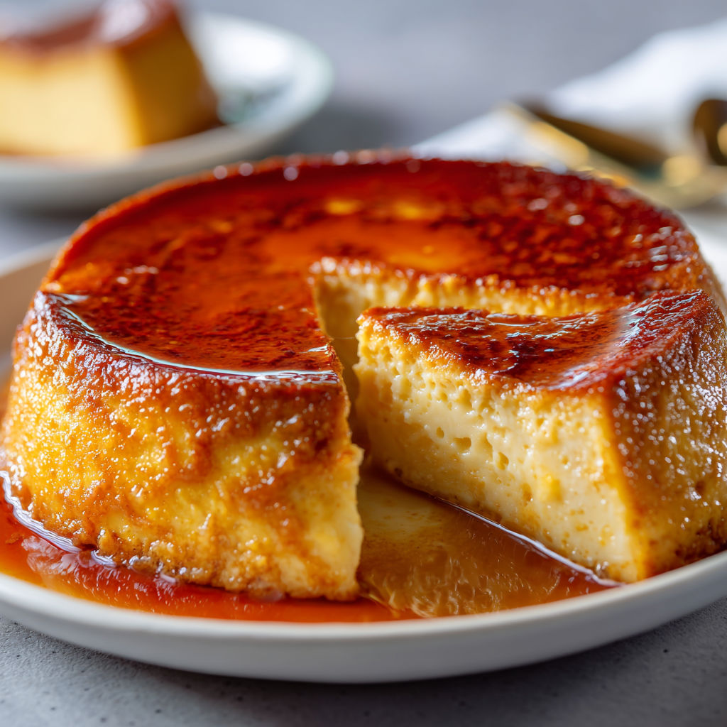 Flan Tout Doux Comme un Nuage Maison.