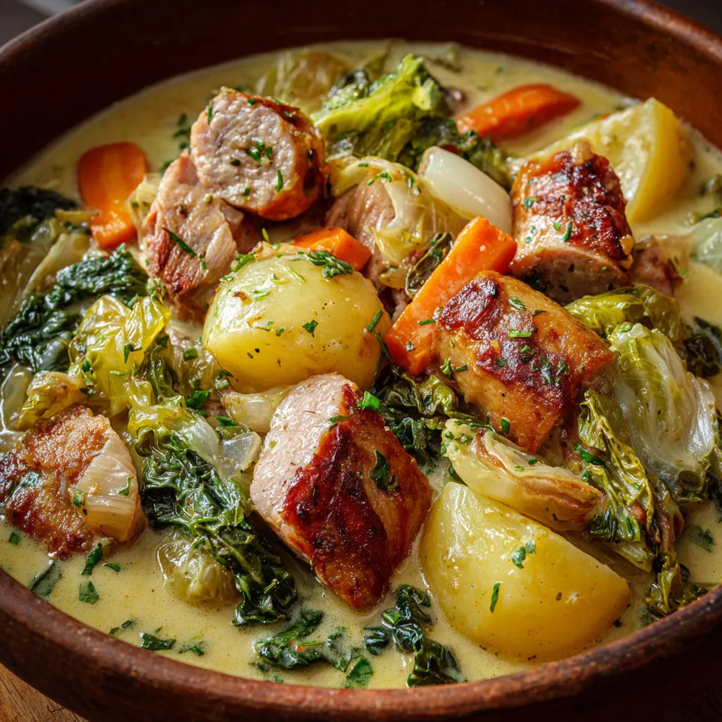 Cocotte Lorraine bien généreuse et authentique.