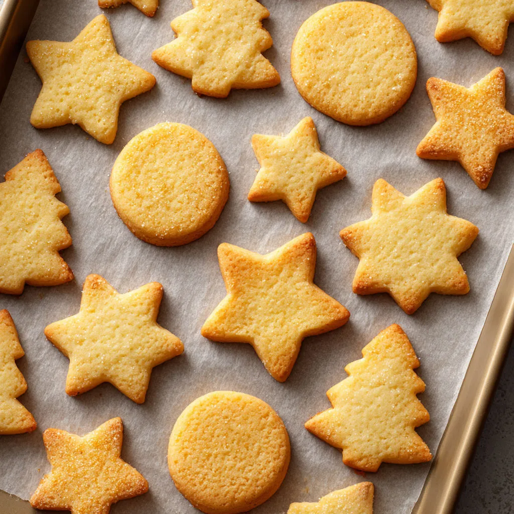 Butterbredeles : biscuits au beurre et zeste de citron.