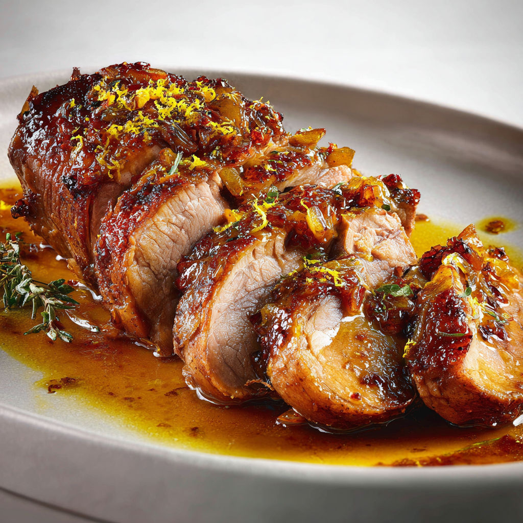 Agneau fondant épices douces citron.