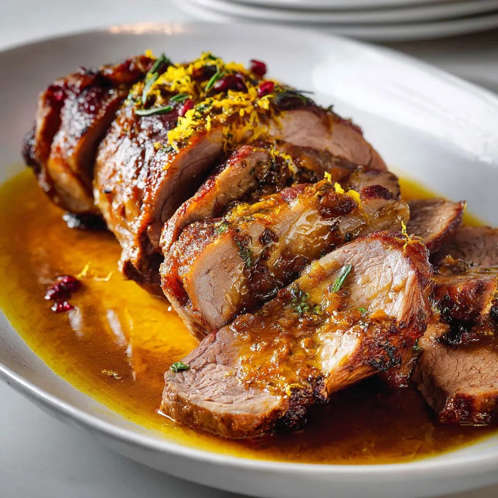 Rôti d’Agneau inspirations orientales.