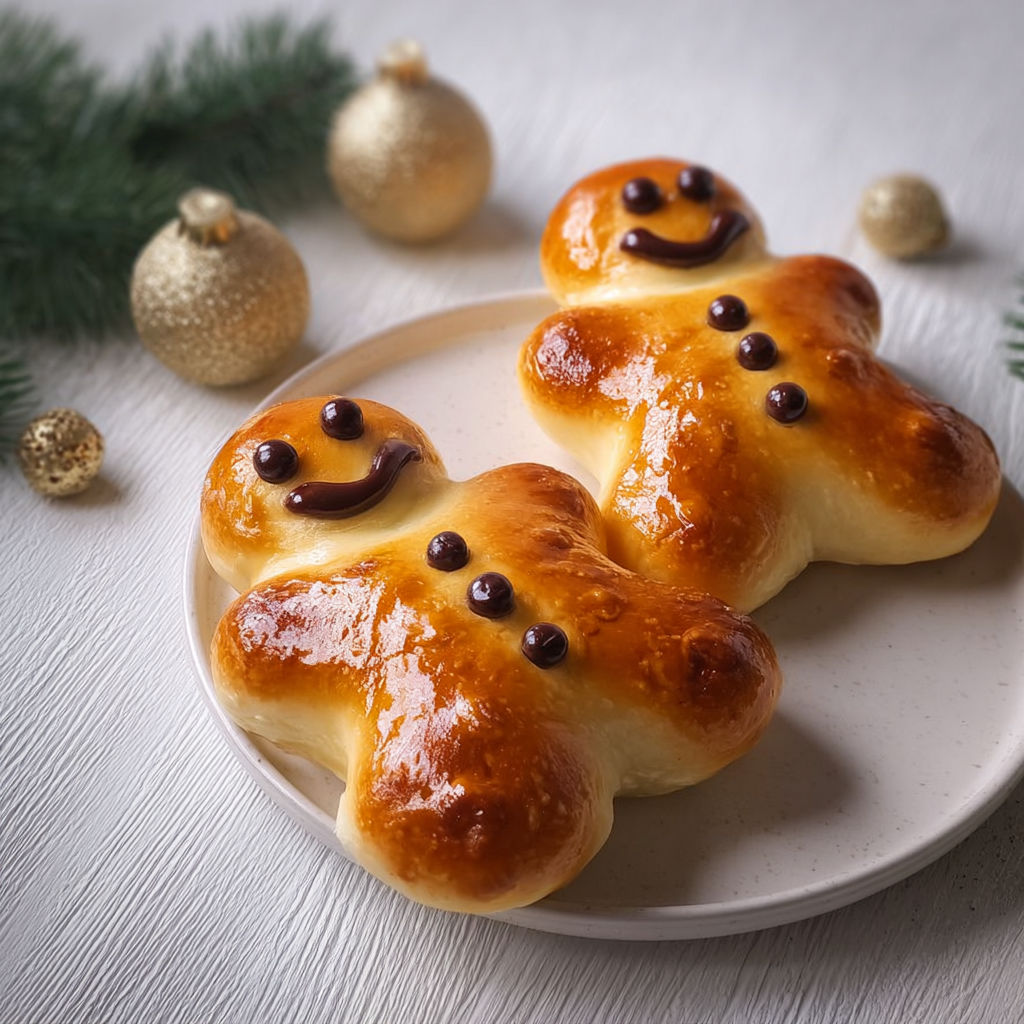 Petits bonshommes en brioche d’Alsace, super tendres pour le petit-déj festif.