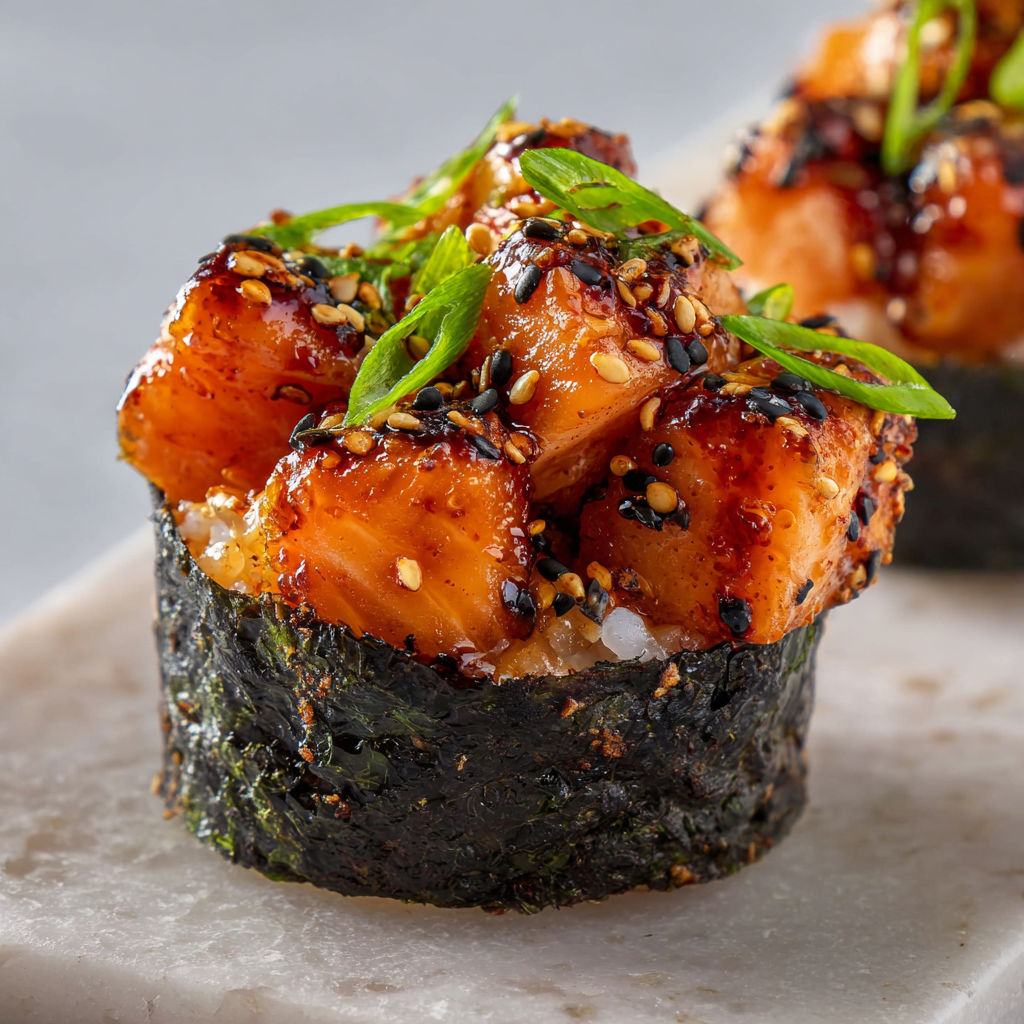 Cups Saumon Mariné, Croustillants et Hauts en Couleurs.