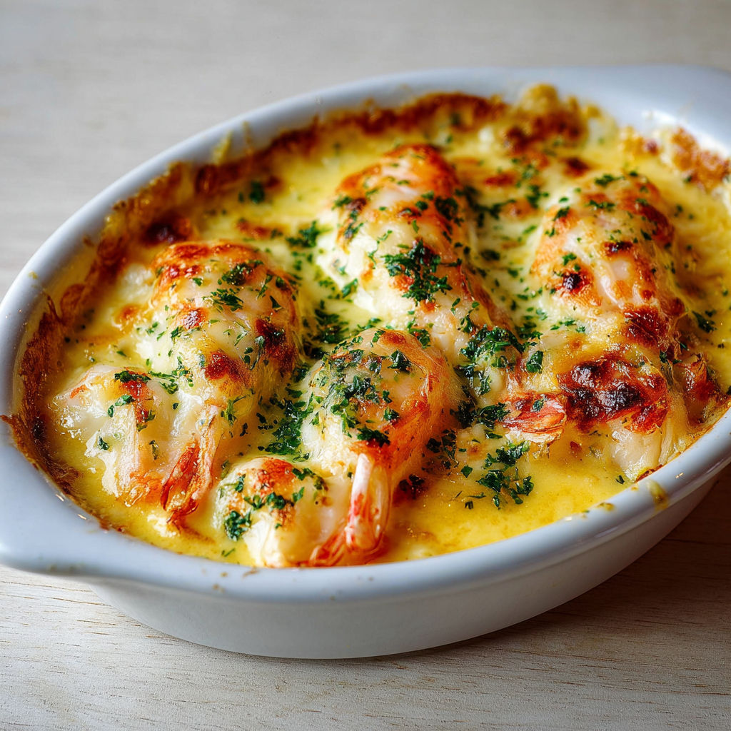 Langoustines Gratinées au Safran, Ultra Fondantes.