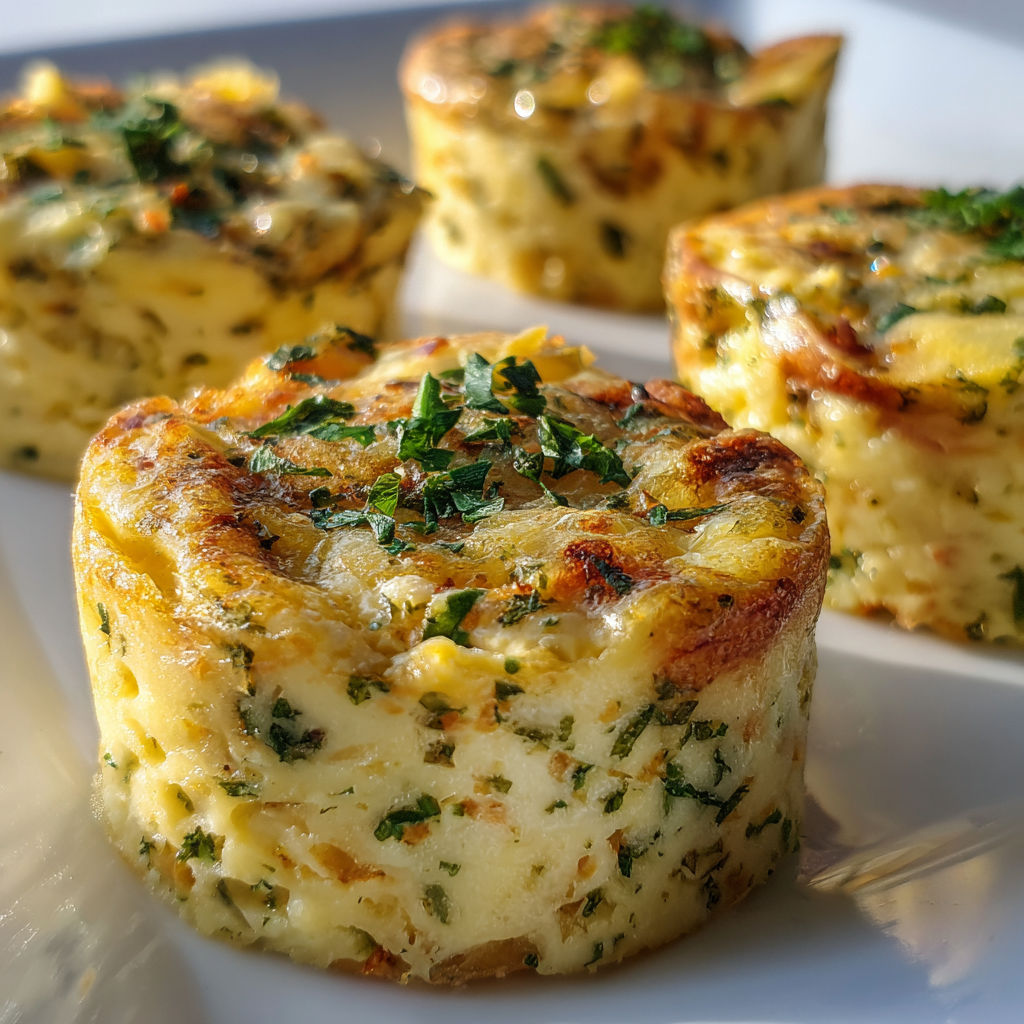 Petits flans moelleux thon et fromage.