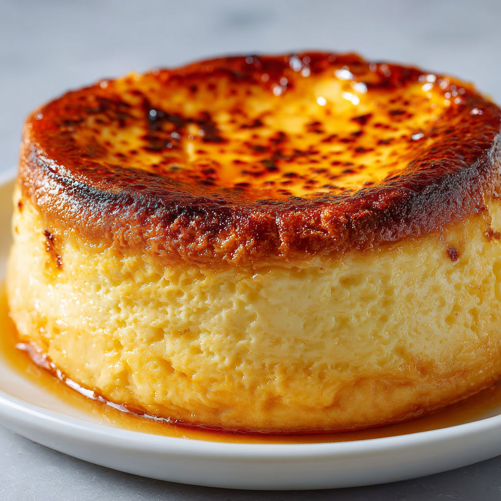 Flan boulanger très épais à la vanille comme en pâtisserie, tout crémeux.