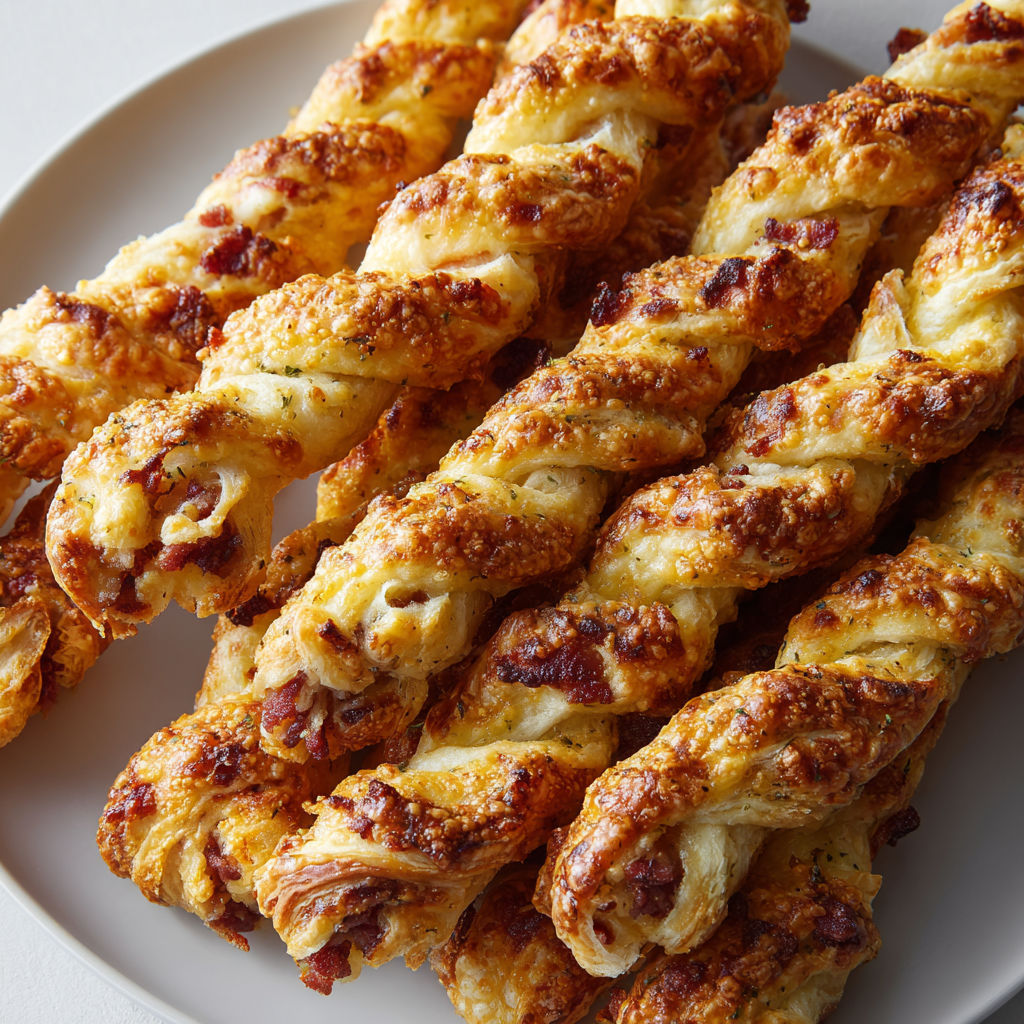 Torsades feuilletées à partager à l'apéritif.