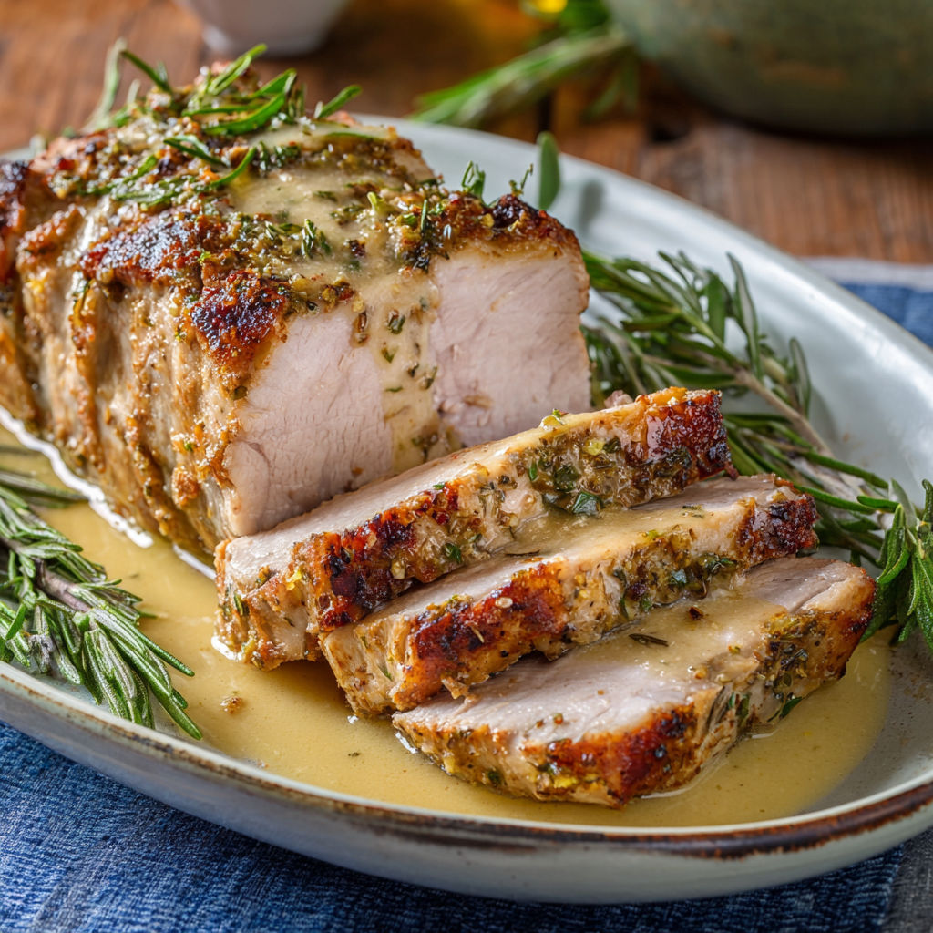 Rôti de porc maison, cuisson douce pour un résultat économique et gourmand.