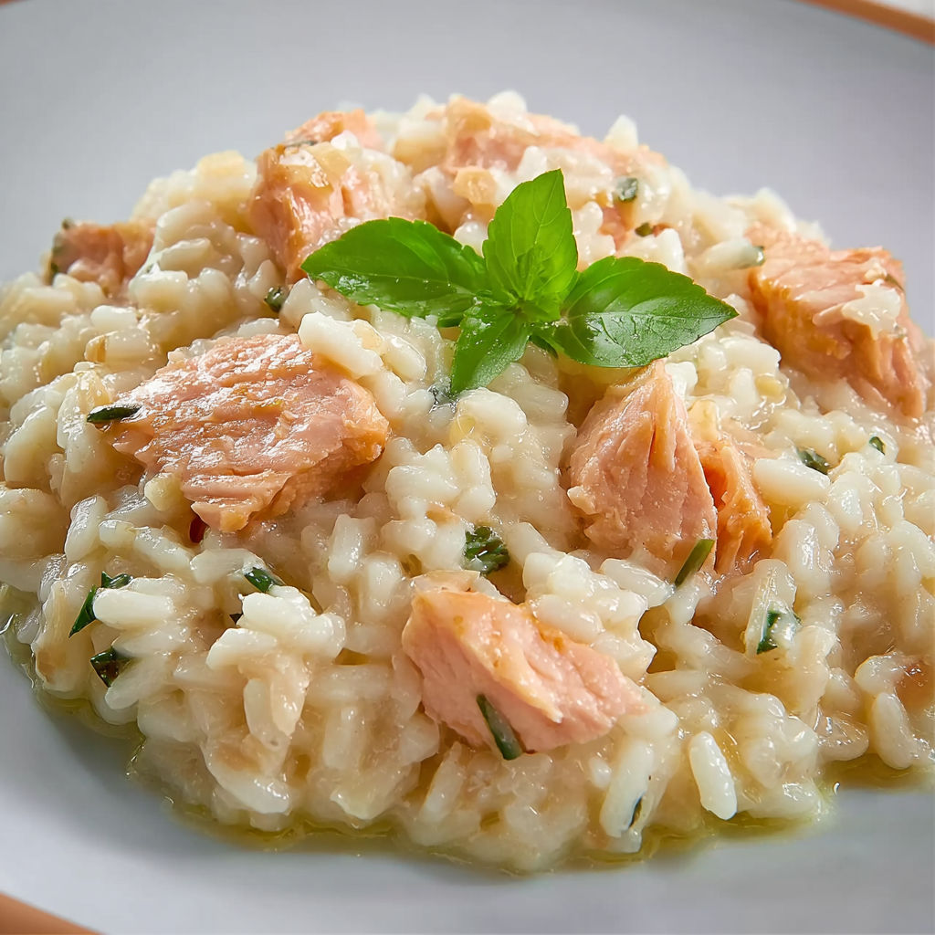 Risotto saumon et Cookeo, super simple et gourmand