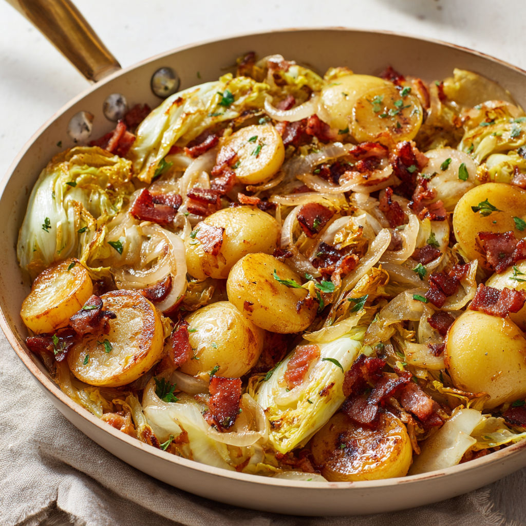 Endives fondantes sautées façon campagne, plat simple et chaleureux.