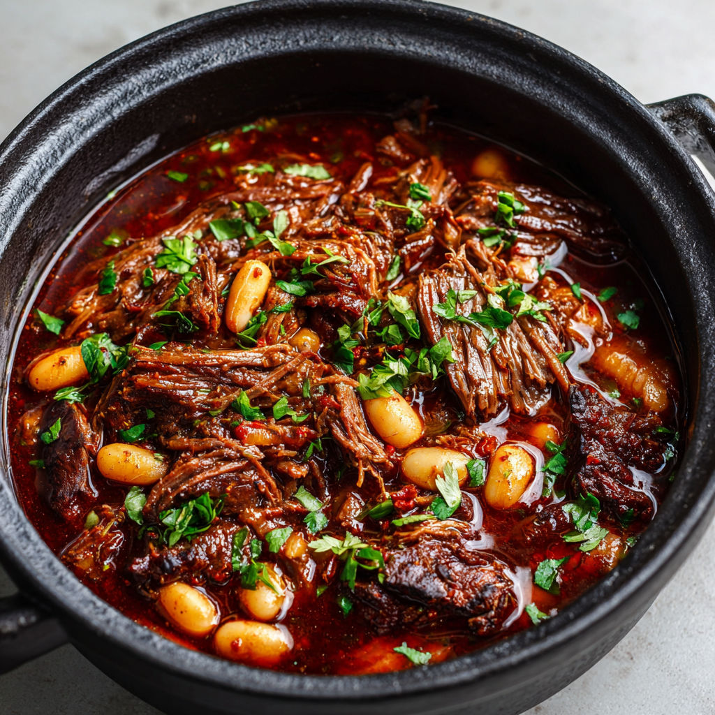 Bœuf ultra tendre mijoté à la cannelle, à l’anis et au gingembre.